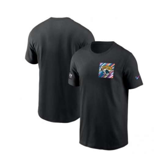 Men's Jacksonville Jaguars Black 2023 Crucial Catch Sideline Tri-Blend T-Shirt - Jersey