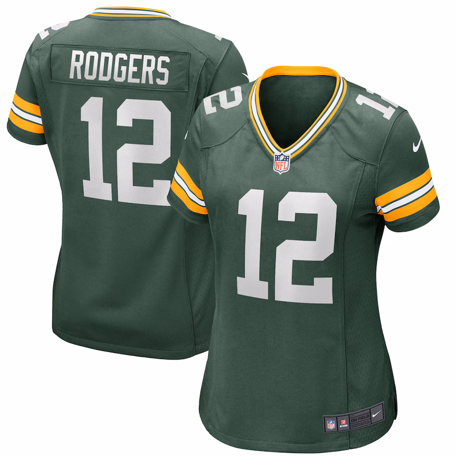 Women's Green Bay Packers Aaron Rodgers Nike Green Player Jersey - Jersey