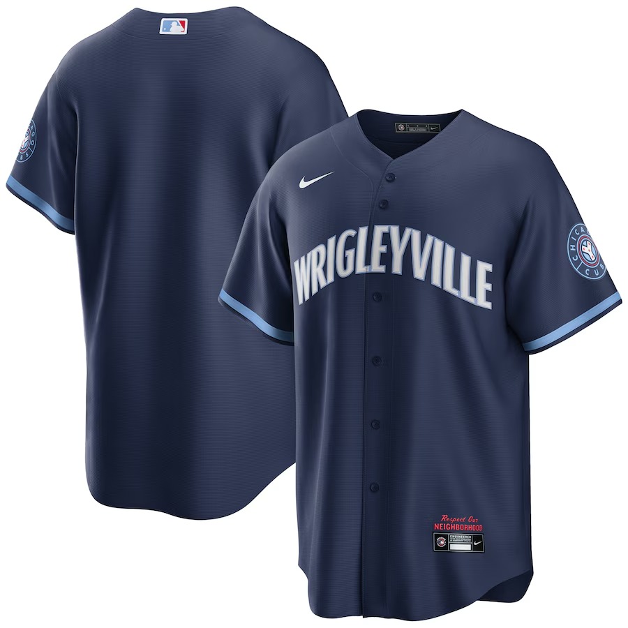 Men's Chicago Cubs Nike Navy City Connect Replica Jersey - Jersey