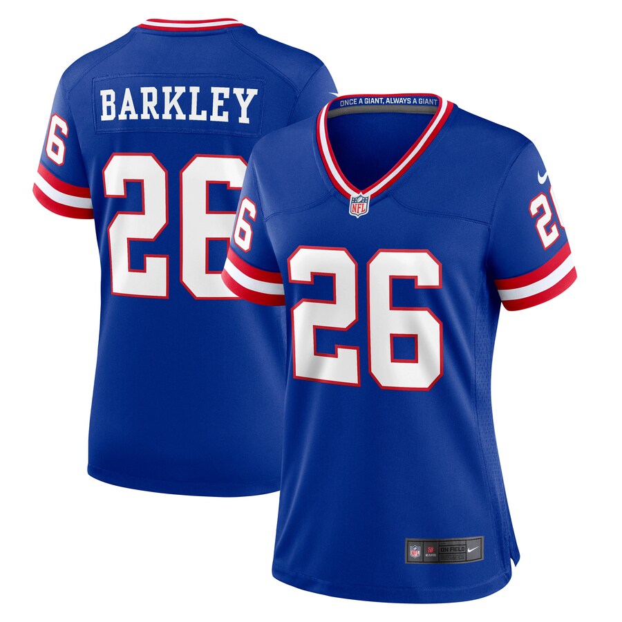 Women's New York Giants Saquon Barkley Nike Royal Player Jersey - Jersey