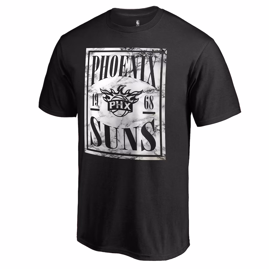 Men's Phoenix Suns Black Court Vision T-Shirt - Jersey
