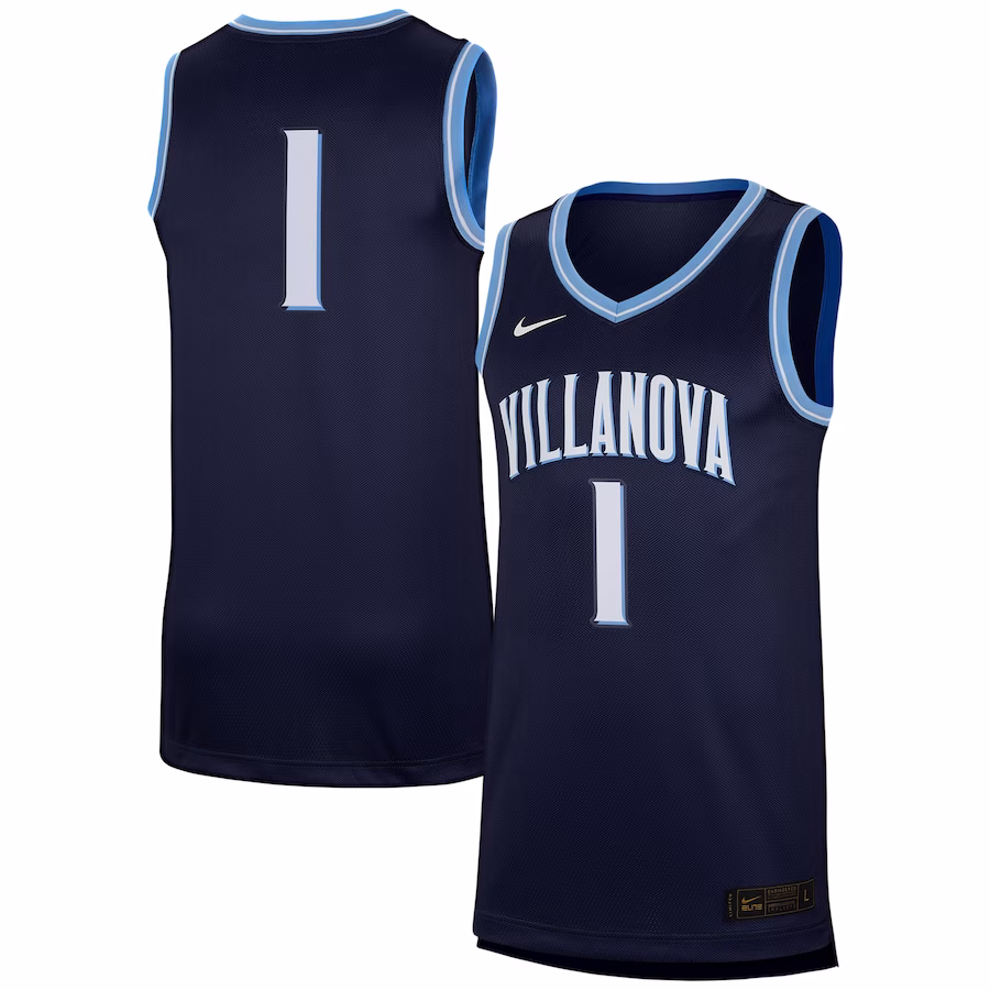 #1 Villanova Wildcats Nike Replica Jersey - Navy - Jersey