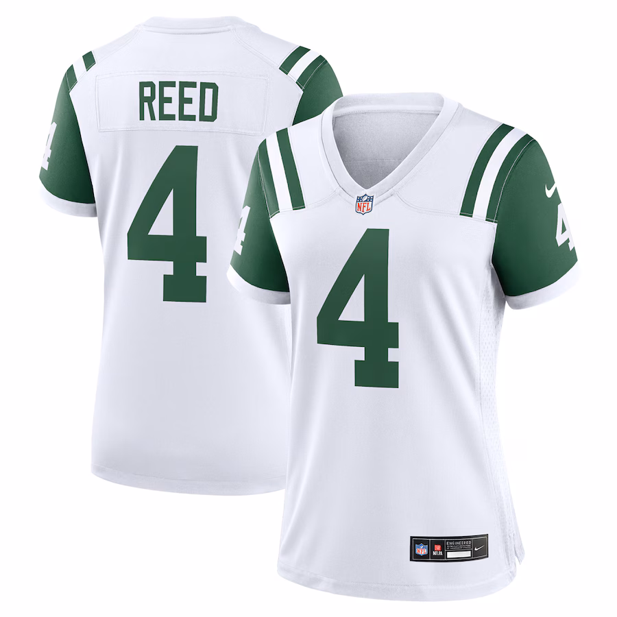 Women's New York Jets D.J. Reed Nike White Classic Alternate Player Game Jersey - Jersey
