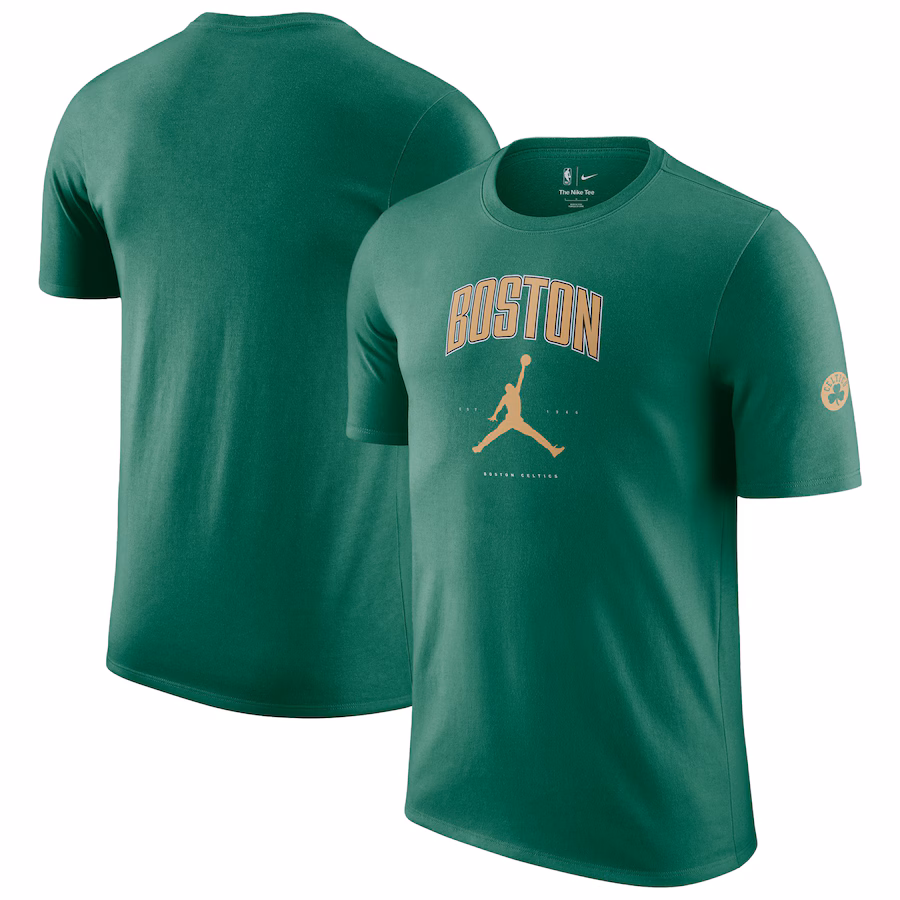 Unisex Boston Celtics Jordan Brand Kelly Green Essential Cities T-Shirt - Jersey