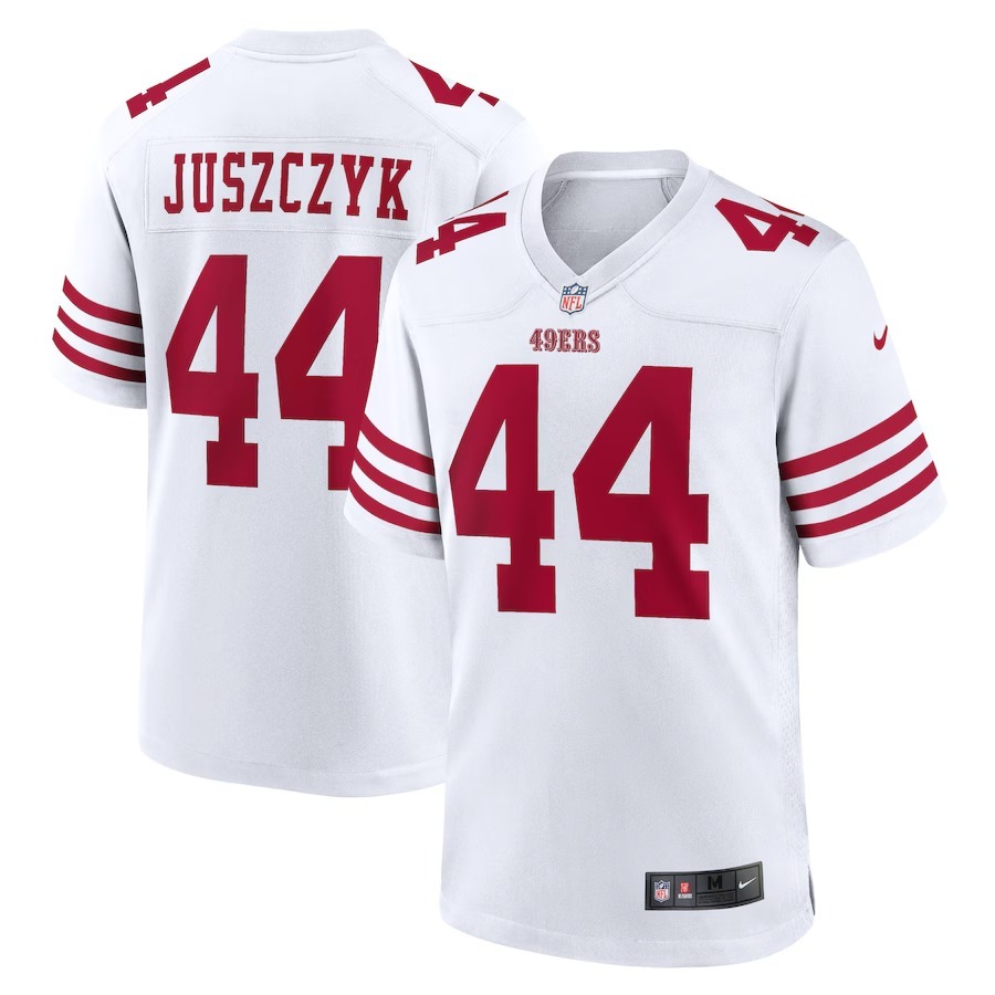 Men's San Francisco 49ers Kyle Juszczyk Nike White Player Game Jersey - Jersey