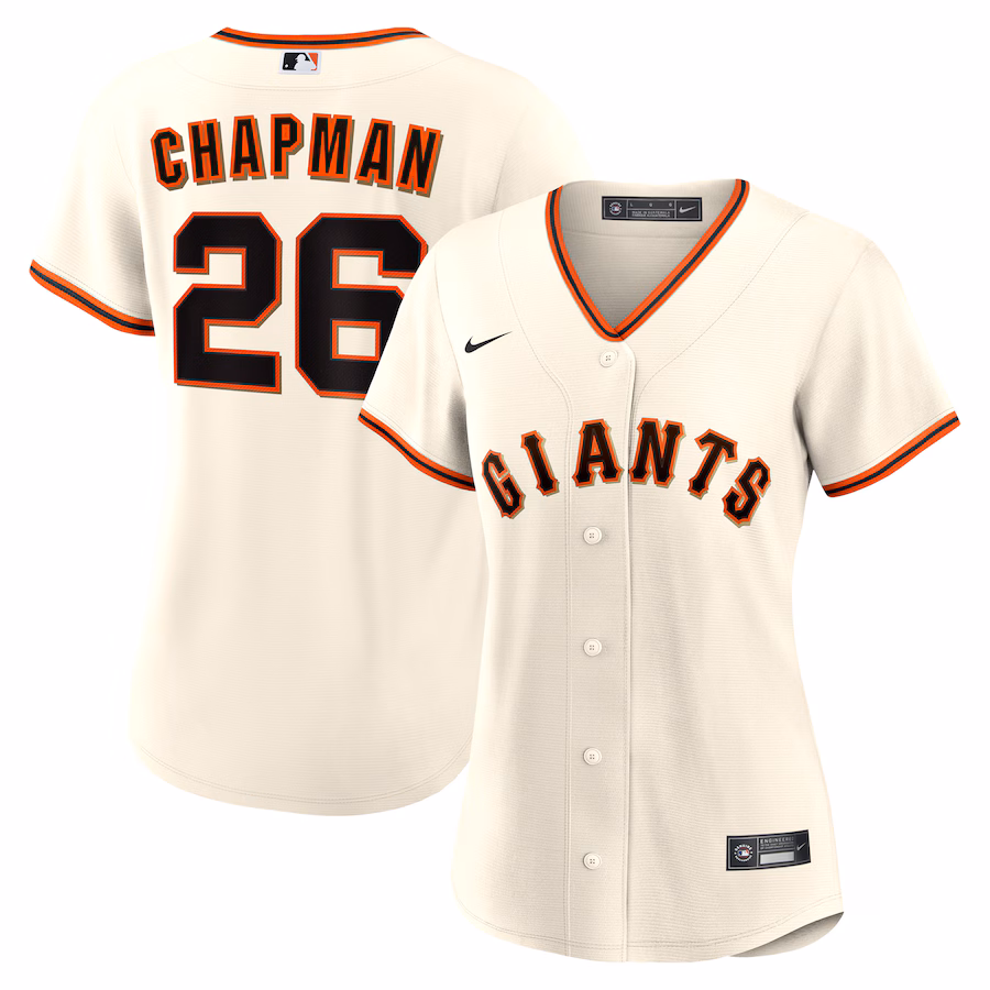Women's San Francisco Giants Matt Chapman Nike Cream Home Replica Jersey - Jersey