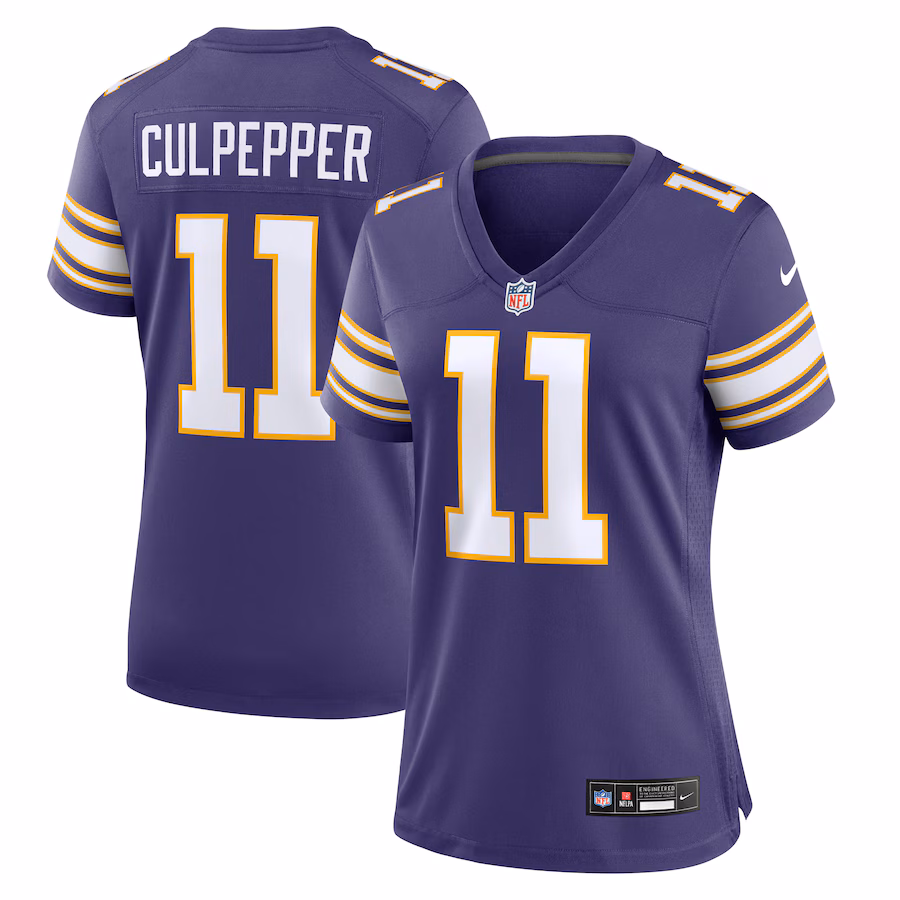 Women's Minnesota Vikings Daunte Culpepper Nike Purple Classic Retired Player Game Jersey - Jersey