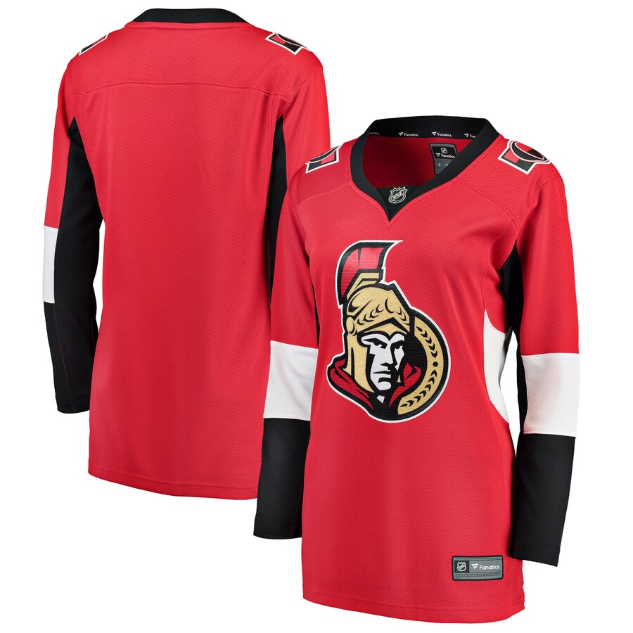 Women's Ottawa Senators Fanatics Branded Red Breakaway Home Blank Jersey - Jersey