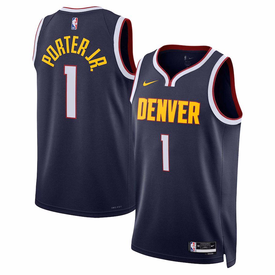 Unisex Denver Nuggets Michael Porter Jr. Nike Navy Swingman Jersey - Icon Edition - Jersey