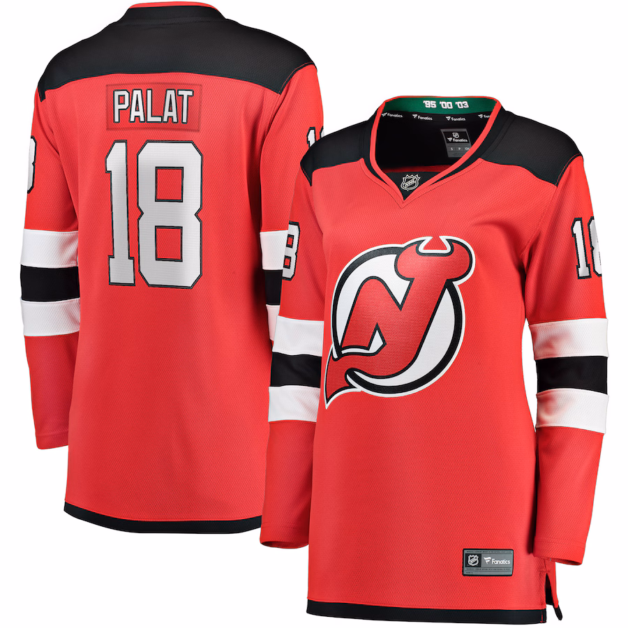 Women's New Jersey Devils Ondrej Palat Fanatics Red Home Breakaway Player Jersey - Jersey