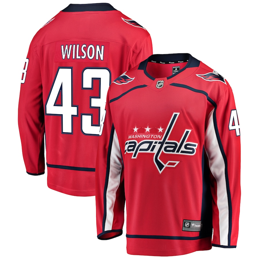 Men's Washington Capitals Tom Wilson Fanatics Red Home Breakaway Player Jersey - Jersey