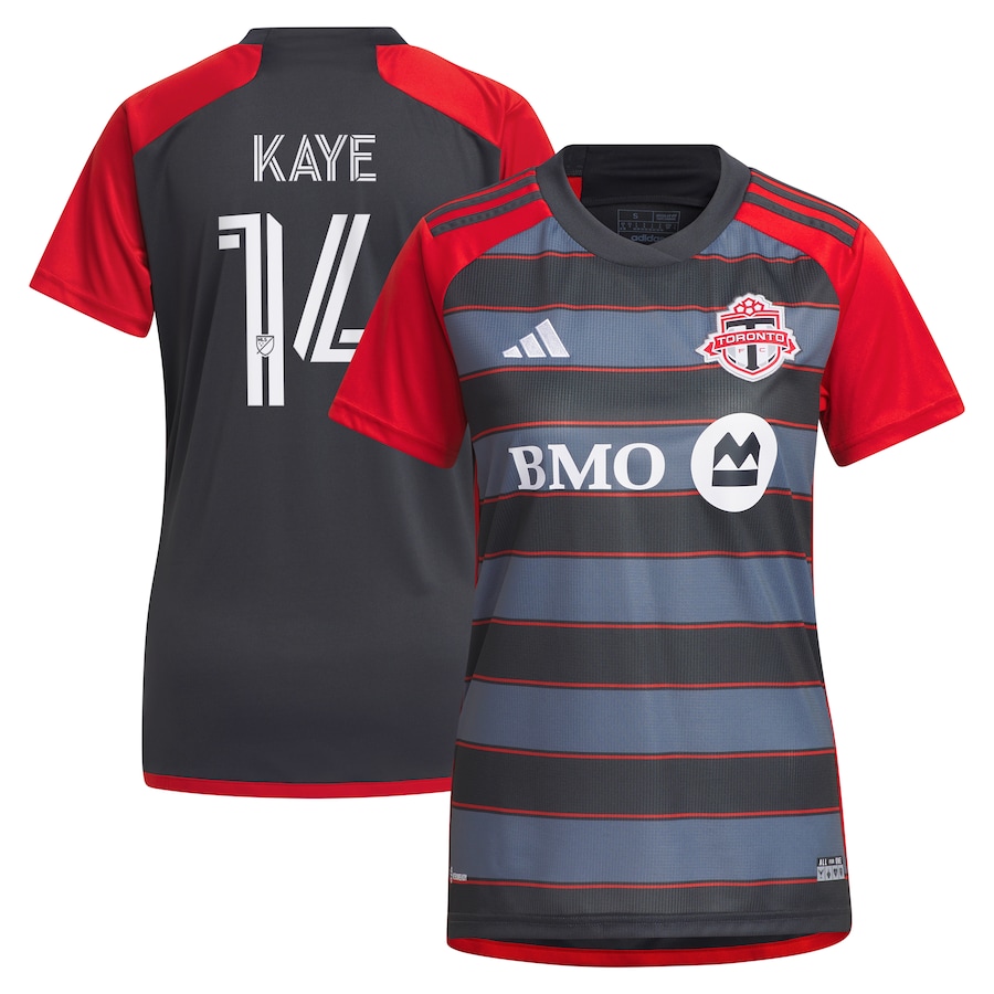 Women's Toronto FC Mark-Anthony Kaye adidas Gray 2023 Club Kit Replica Player Jersey - Jersey