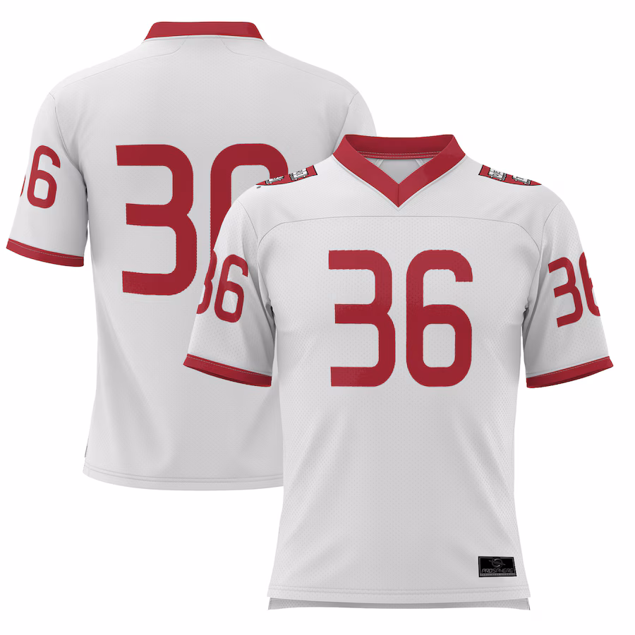 Youth GameDay Greats #36 White Harvard Crimson Football Jersey - Jersey