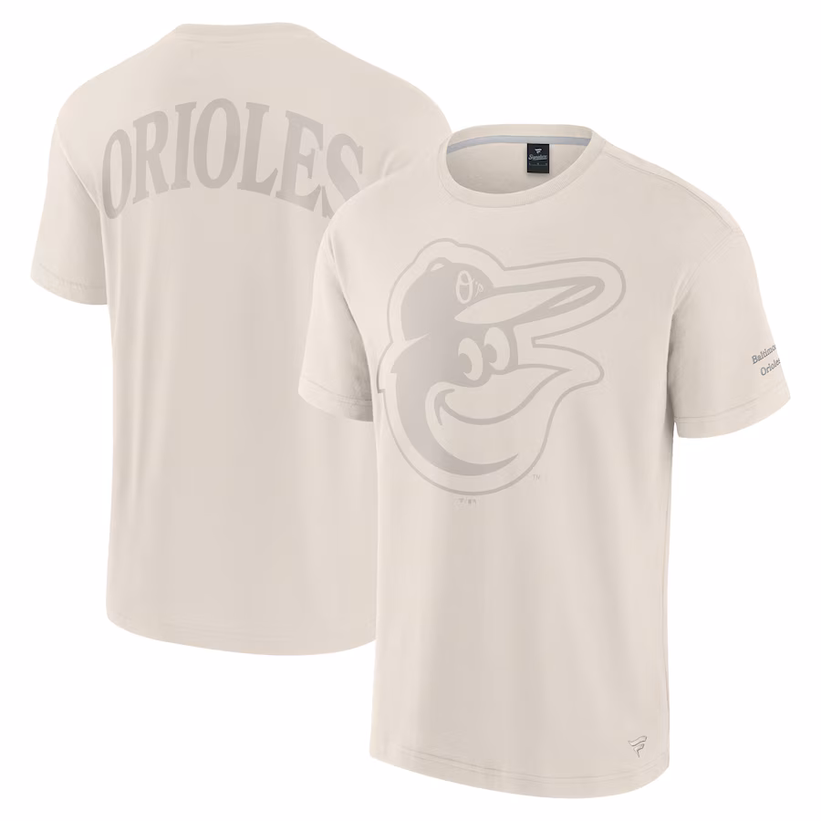 Men's Baltimore Orioles Fanatics Cream Elements Iconic T-Shirt - Jersey