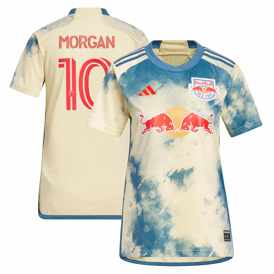 Women's New York Red Bulls Lewis Morgan adidas Yellow 2023 Daniel Patrick Kit Replica Jersey - Jersey