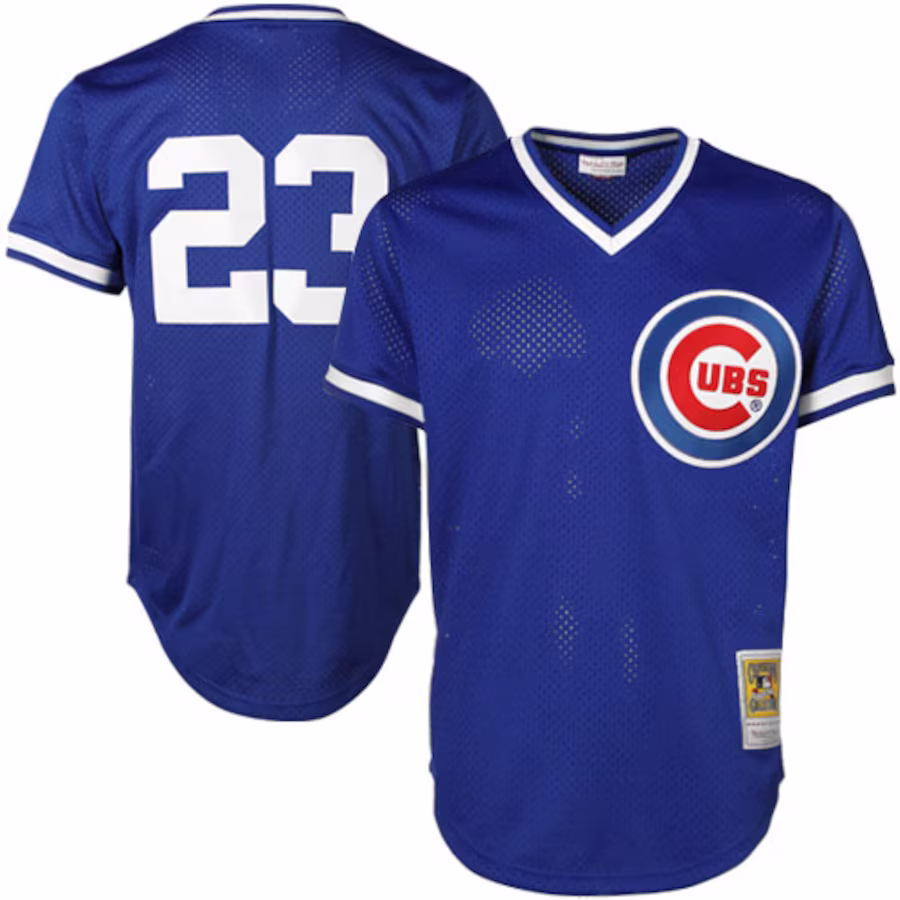 Mitchell & Ness Ryne Sandberg Chicago Cubs Cooperstown Authentic Collection Throwback Replica Jersey - Royal Blue - Jersey