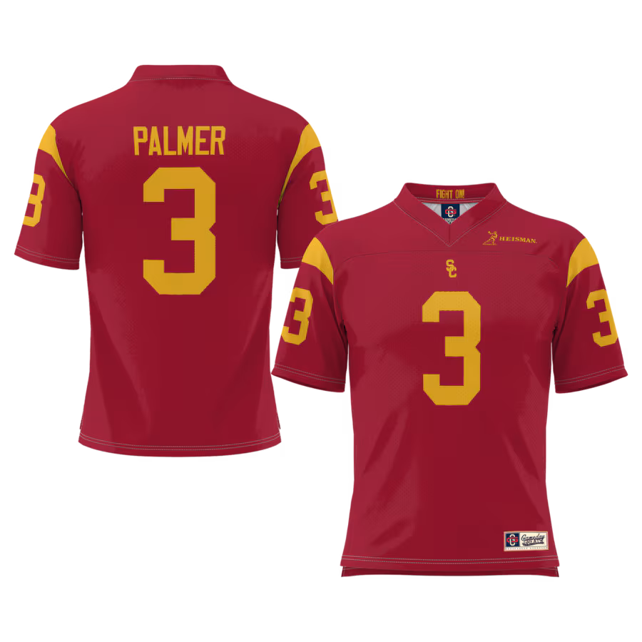 Men's GameDay Greats Carson Palmer Cardinal USC Trojans Heisman Football Jersey - Jersey