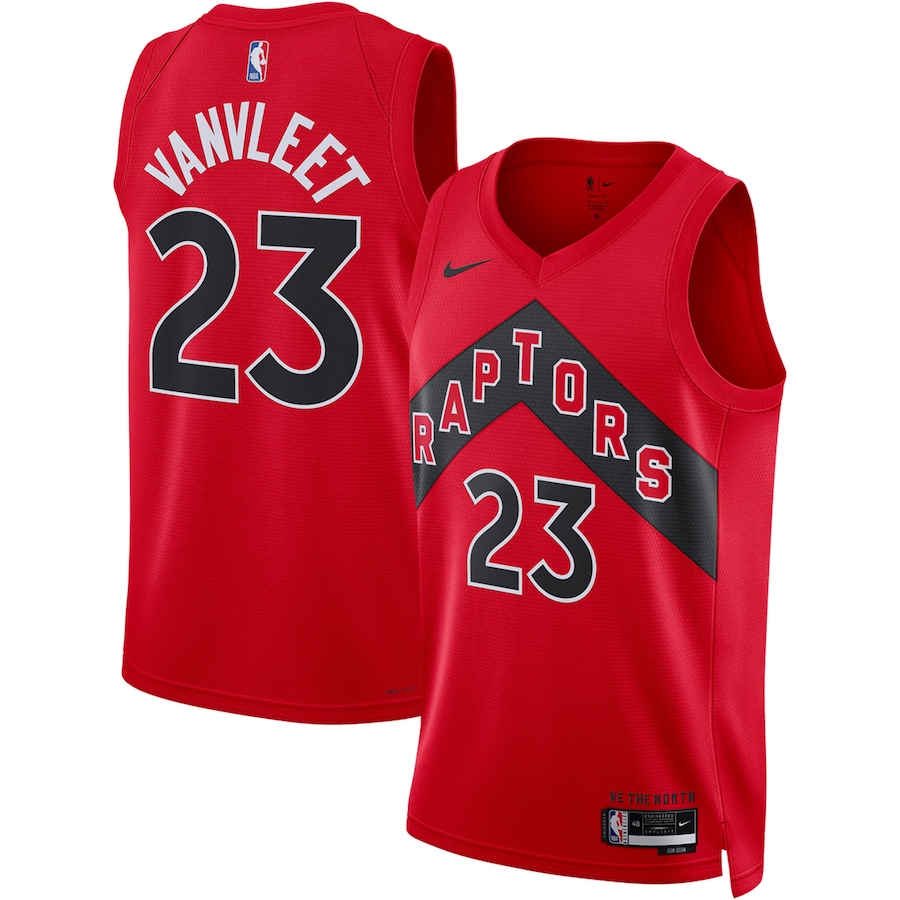 Unisex Toronto Raptors Fred VanVleet Nike Red Swingman Jersey - Icon Edition - Jersey