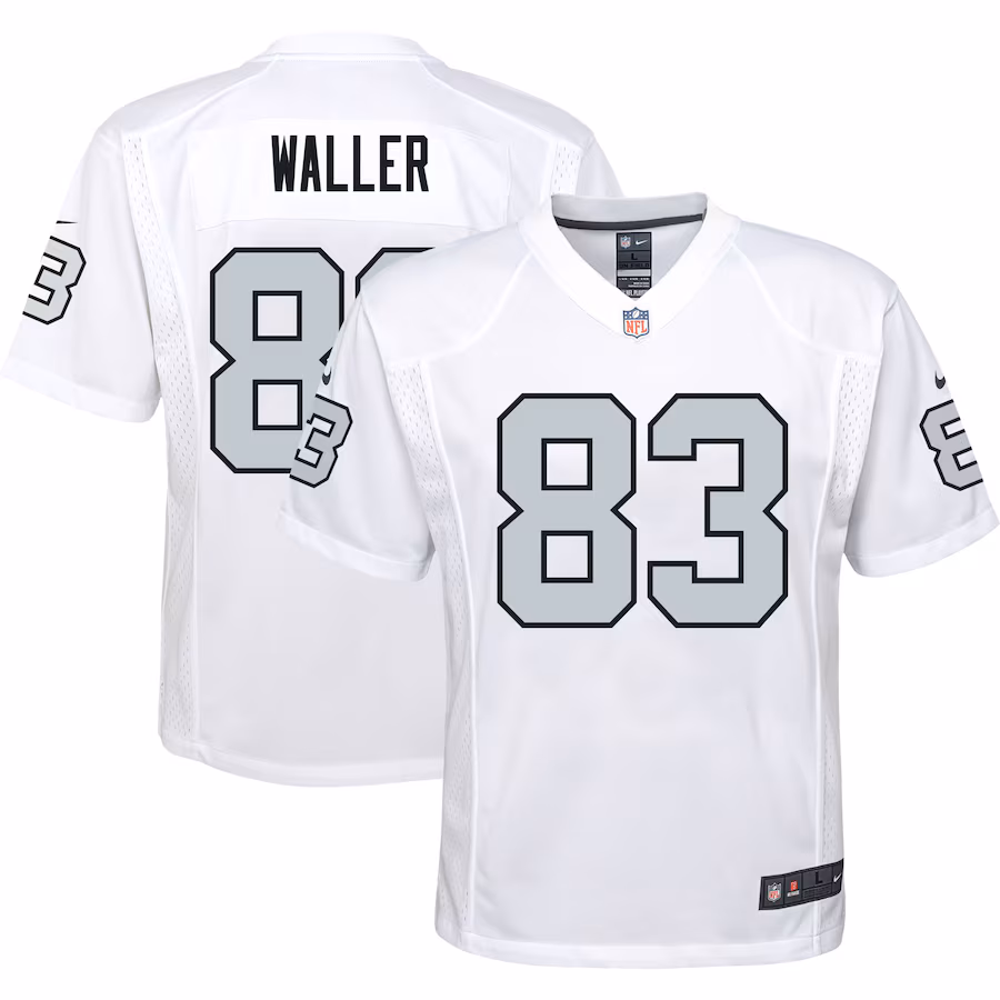 Youth Las Vegas Raiders Darren Waller Nike White Alternate Game Jersey - Jersey
