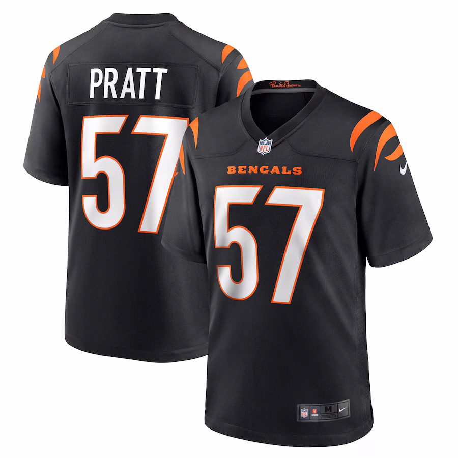 Men's Cincinnati Bengals Germaine Pratt Nike Black Game Jersey - Jersey