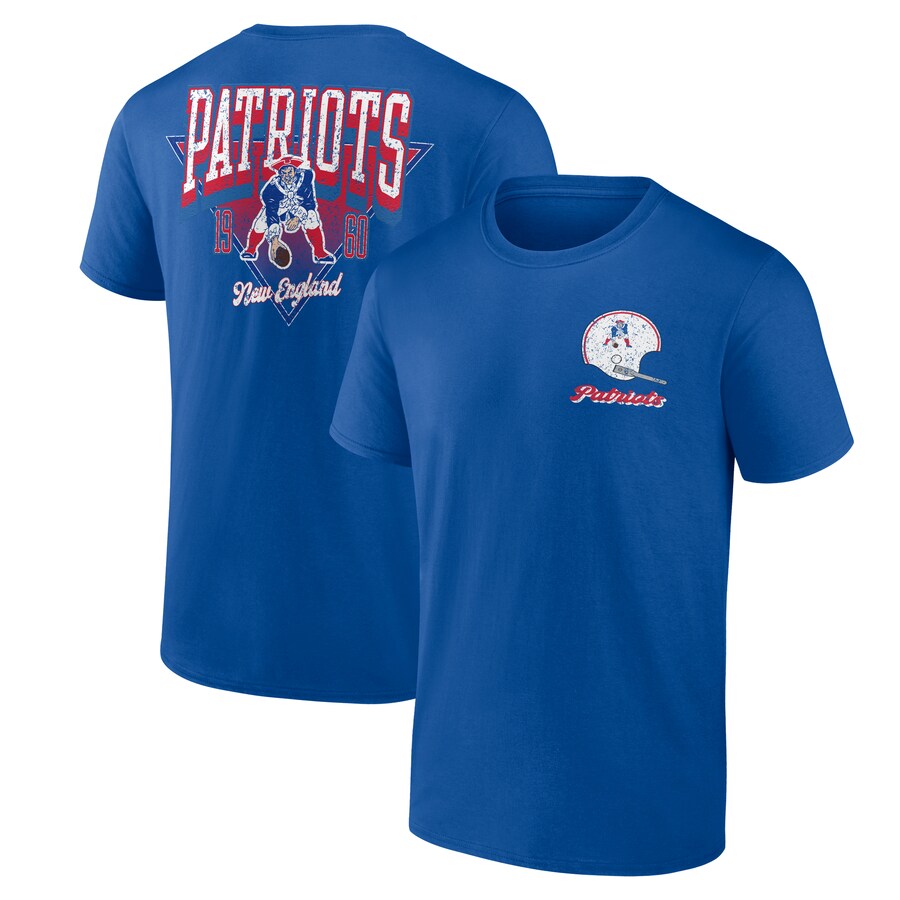 Men's New England Patriots Fanatics Royal Never Over T-Shirt - Jersey
