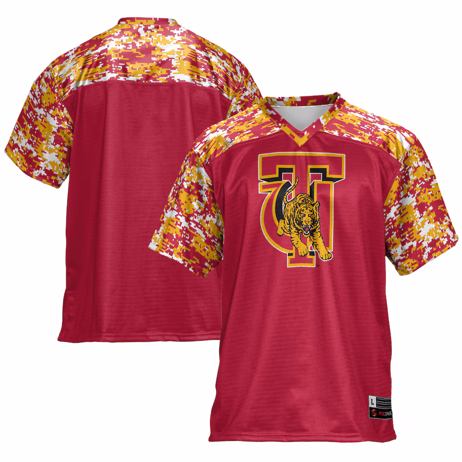 Tuskegee Golden Tigers GameDay Greats Football Jersey - Crimson - Jersey
