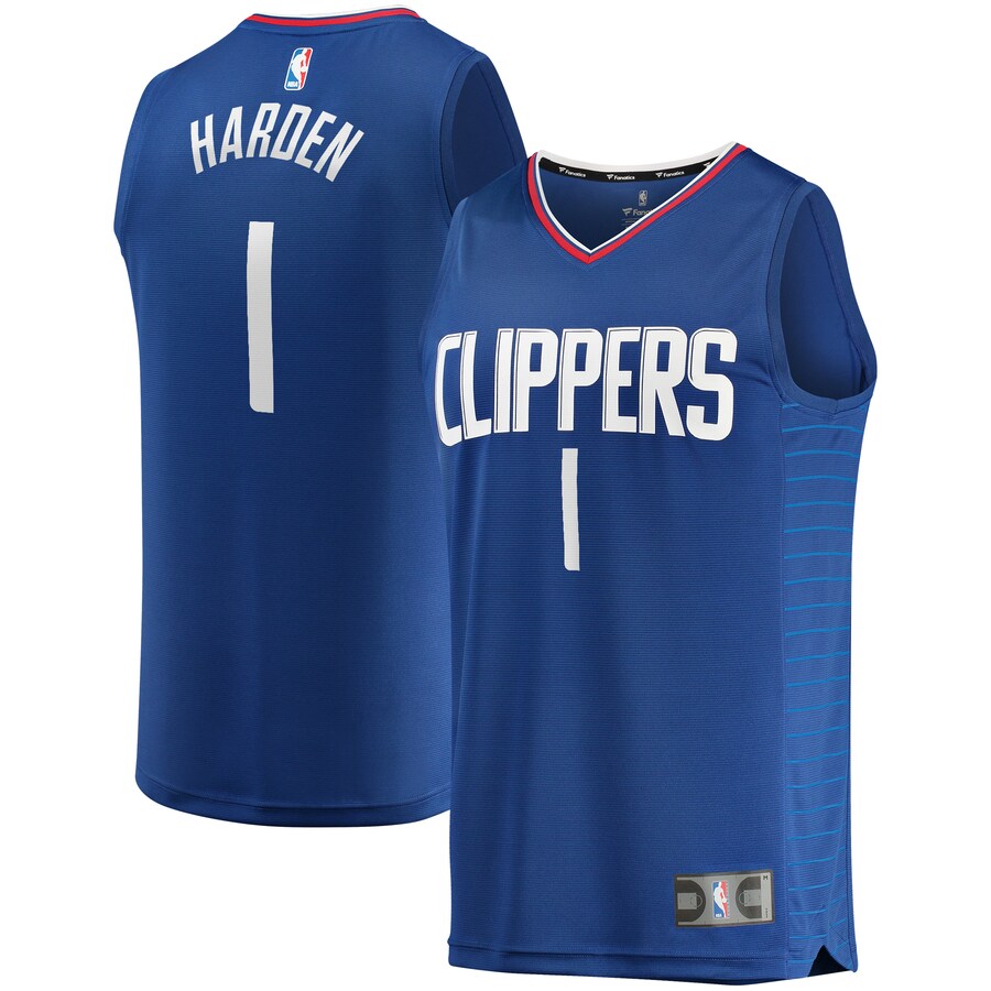 Youth LA Clippers James Harden Fanatics Royal Fast Break Player Jersey - Icon Edition - Jersey