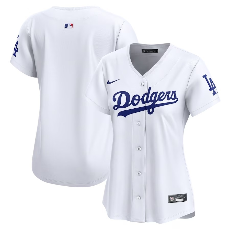 Women's Los Angeles Dodgers Nike White Home Limited Jersey - Jersey