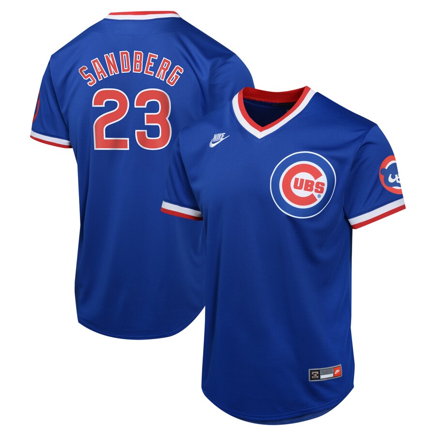 Youth Chicago Cubs Ryne Sandberg Nike Blue Cooperstown Collection Limited Player Jersey - Jersey