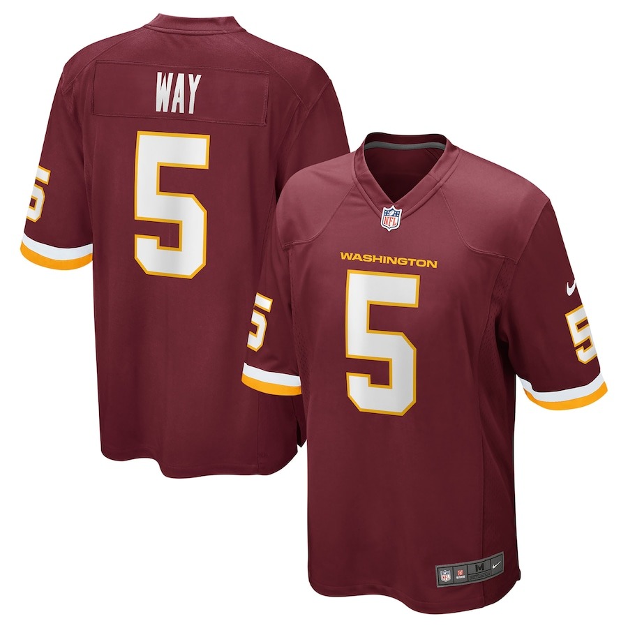Men's Washington Football Team Tress Way Nike Burgundy Game Jersey - Jersey