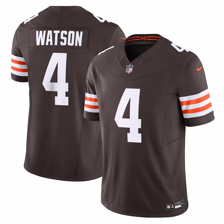 Men's Cleveland Browns Deshaun Watson Nike Brown Vapor F.U.S.E. Limited Jersey - Jersey