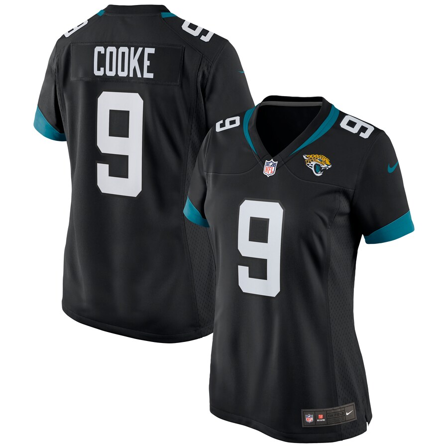 Women's Jacksonville Jaguars Logan Cooke Nike Black Game Jersey - Jersey