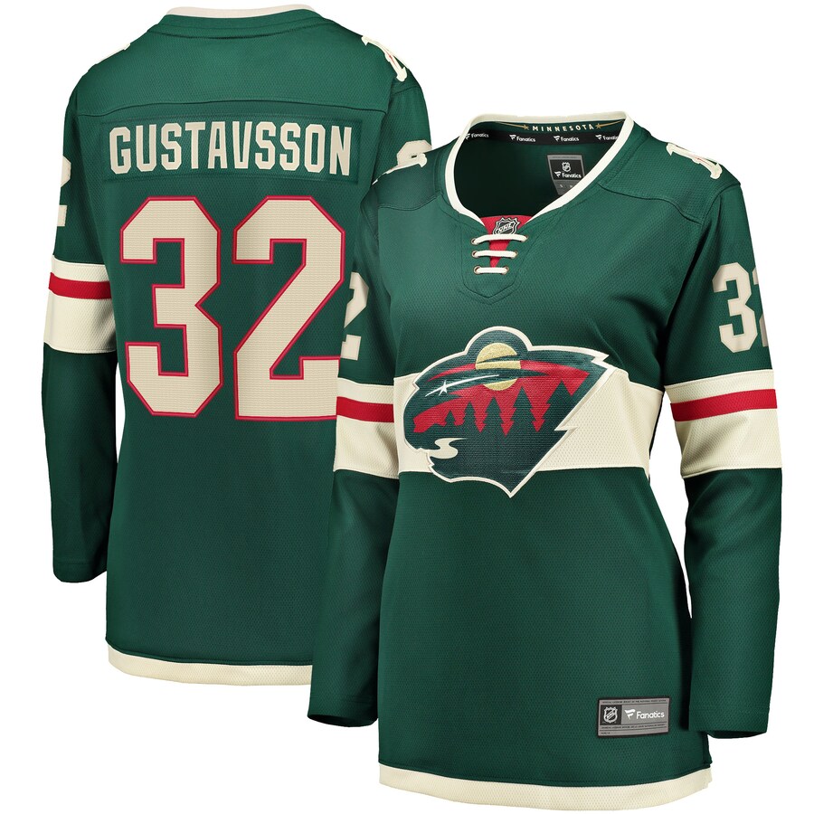 Women's Minnesota Wild Filip Gustavsson Fanatics Branded Green Home Breakaway Player Jersey - Jersey
