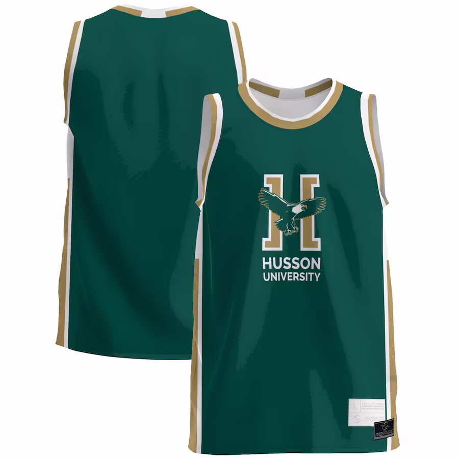 Husson University Eagles ProSphere Youth   - Green - Jersey