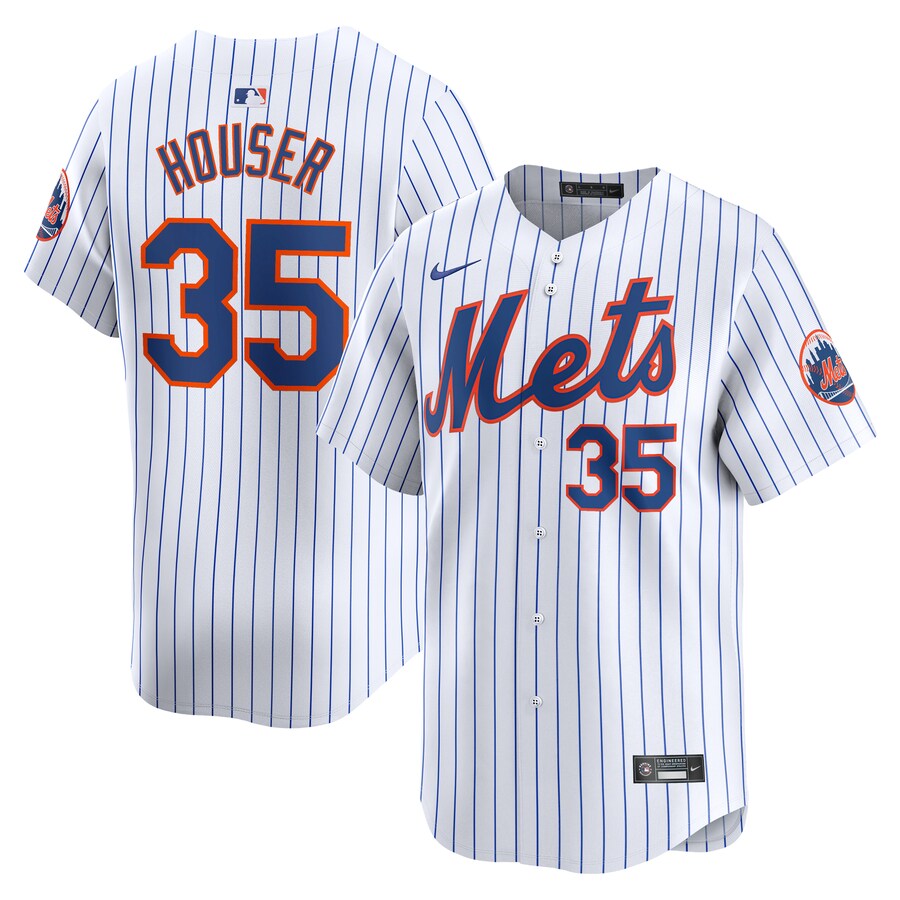 Men's New York Mets Adrian Houser Nike White Home Limited Player Jersey - Jersey