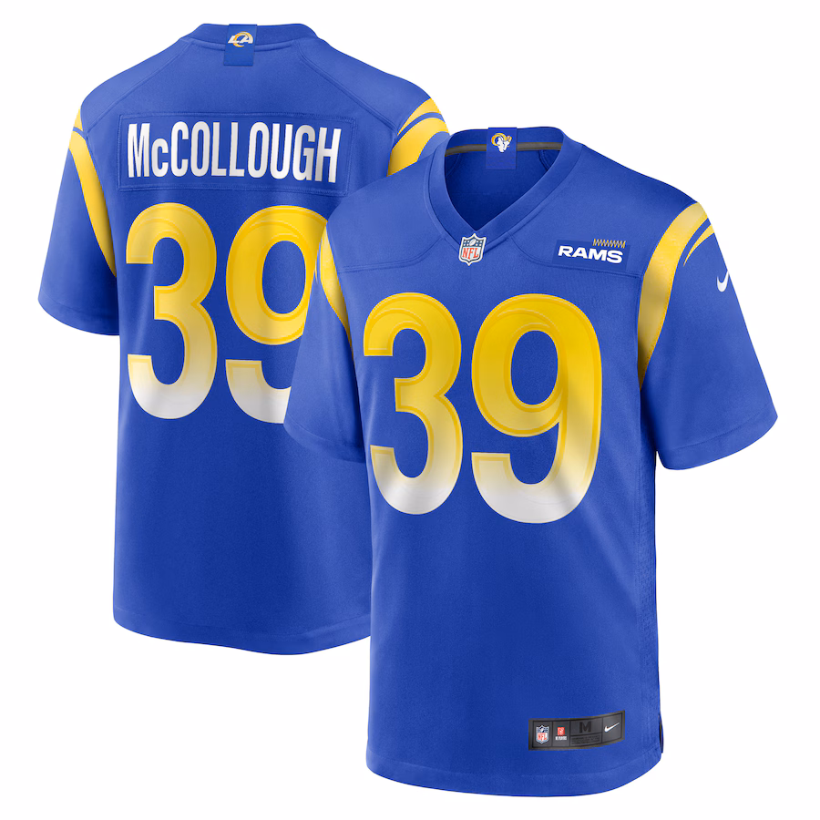 Men's Los Angeles Rams Jaylen McCollough Nike  Royal Game Jersey - Jersey