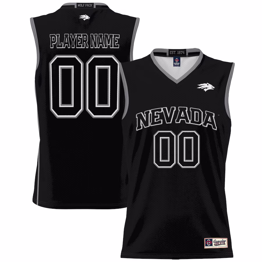 Nevada Wolf Pack GameDay Greats Men's NIL Pick-A-Player Lightweight Basketball Jersey - Black - Jersey