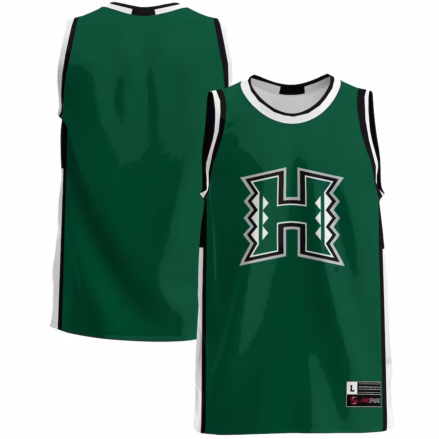 Hawaii Rainbow Warriors GameDay Greats  Lightweight Basketball Jersey - Green - Jersey