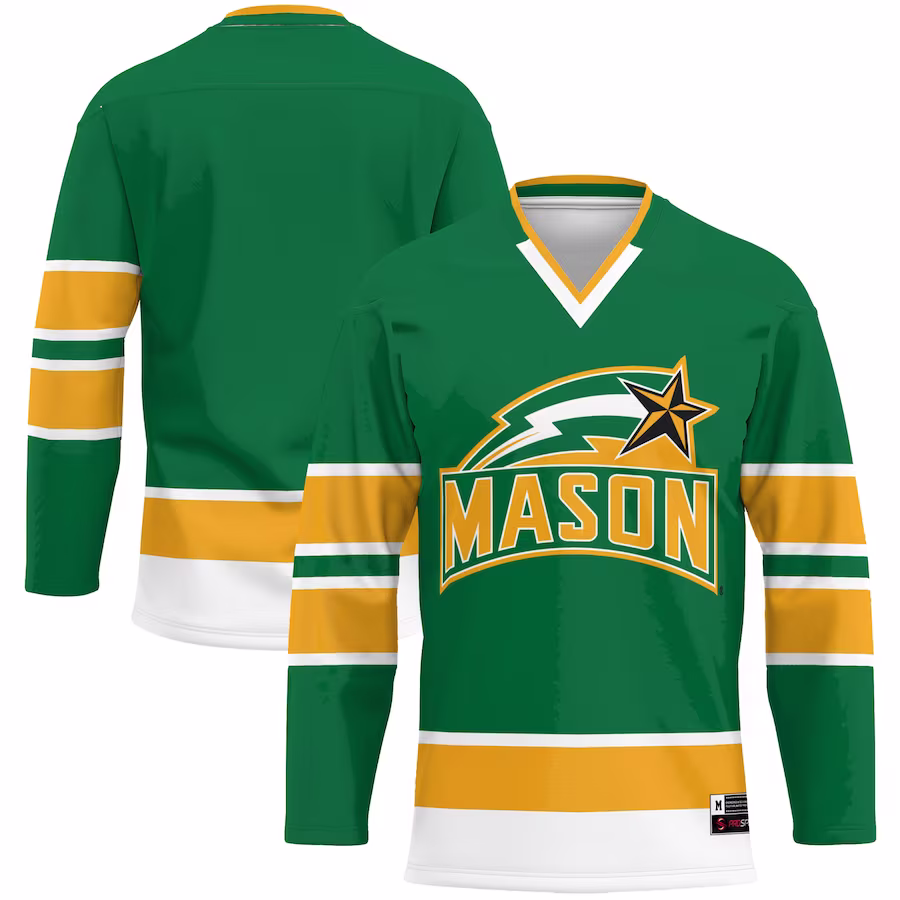 George Mason Patriots GameDay Greats Hockey Jersey - Green - Jersey