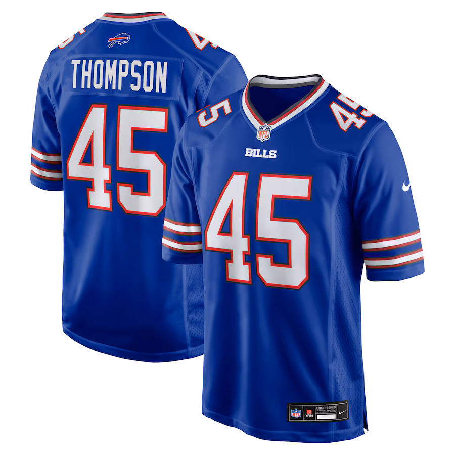 Men's Buffalo Bills Shaq Thompson Nike Royal Team Game Jersey - Jersey