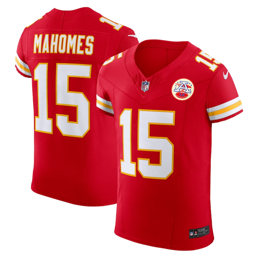 Men's Kansas City Chiefs Patrick Mahomes Nike Red Vapor F.U.S.E. Elite Jersey - Jersey