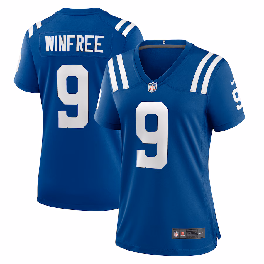 Women's Indianapolis Colts Juwann Winfree Nike  Royal Team Game Jersey - Jersey