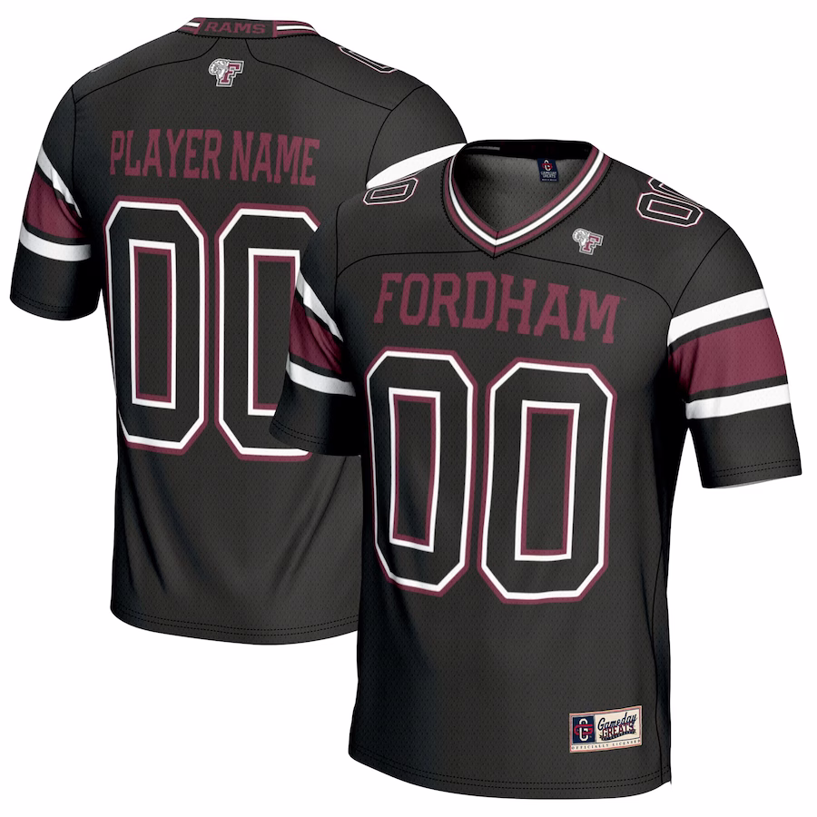 Fordham Rams GameDay Greats NIL Pick-A-Player Football Jersey - Black - Jersey