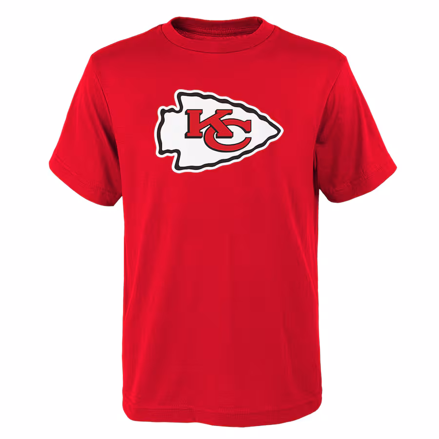 Youth Kansas City Chiefs Red Primary Logo T-Shirt - Jersey