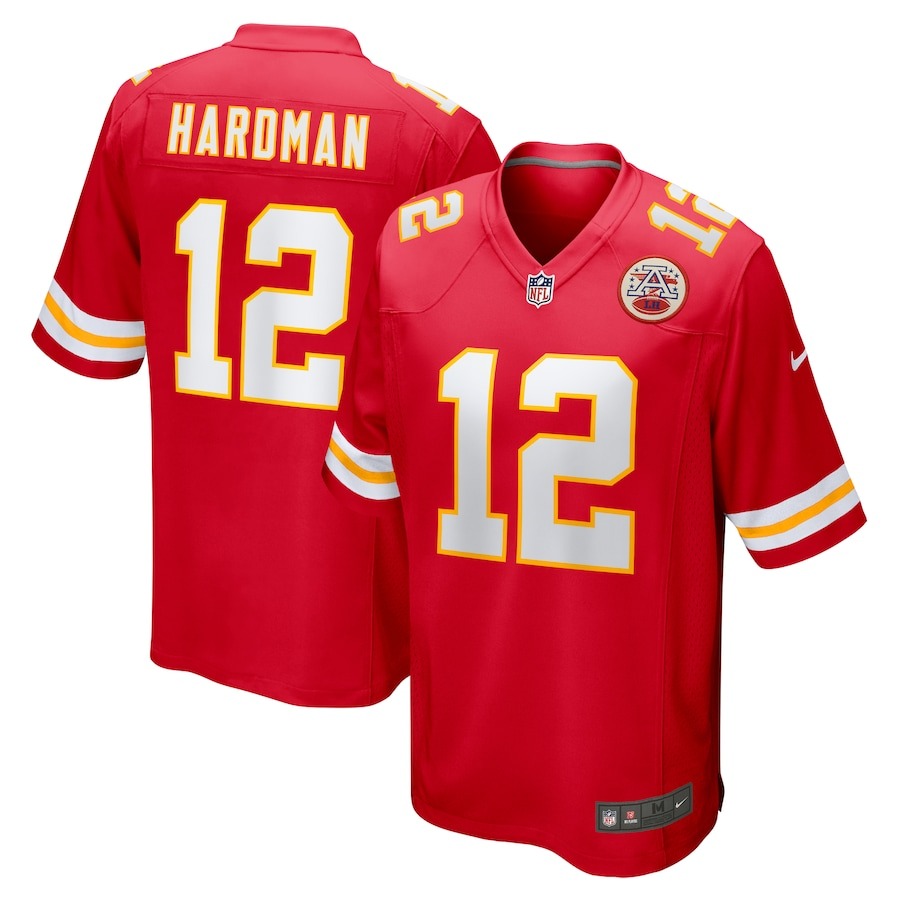 Men's Kansas City Chiefs Mecole Hardman Nike  Red  Game Jersey - Jersey