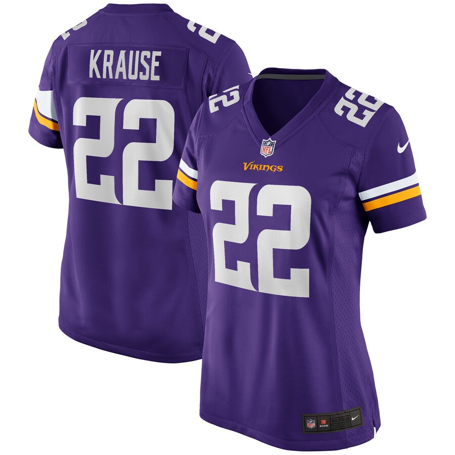 Women's Minnesota Vikings Paul Krause Nike Purple Game Retired Player Jersey - Jersey
