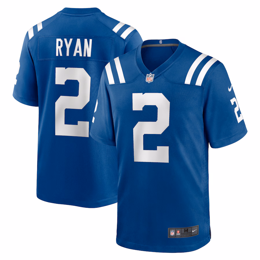 Youth Indianapolis Colts Matt Ryan Nike Royal Game Jersey - Jersey