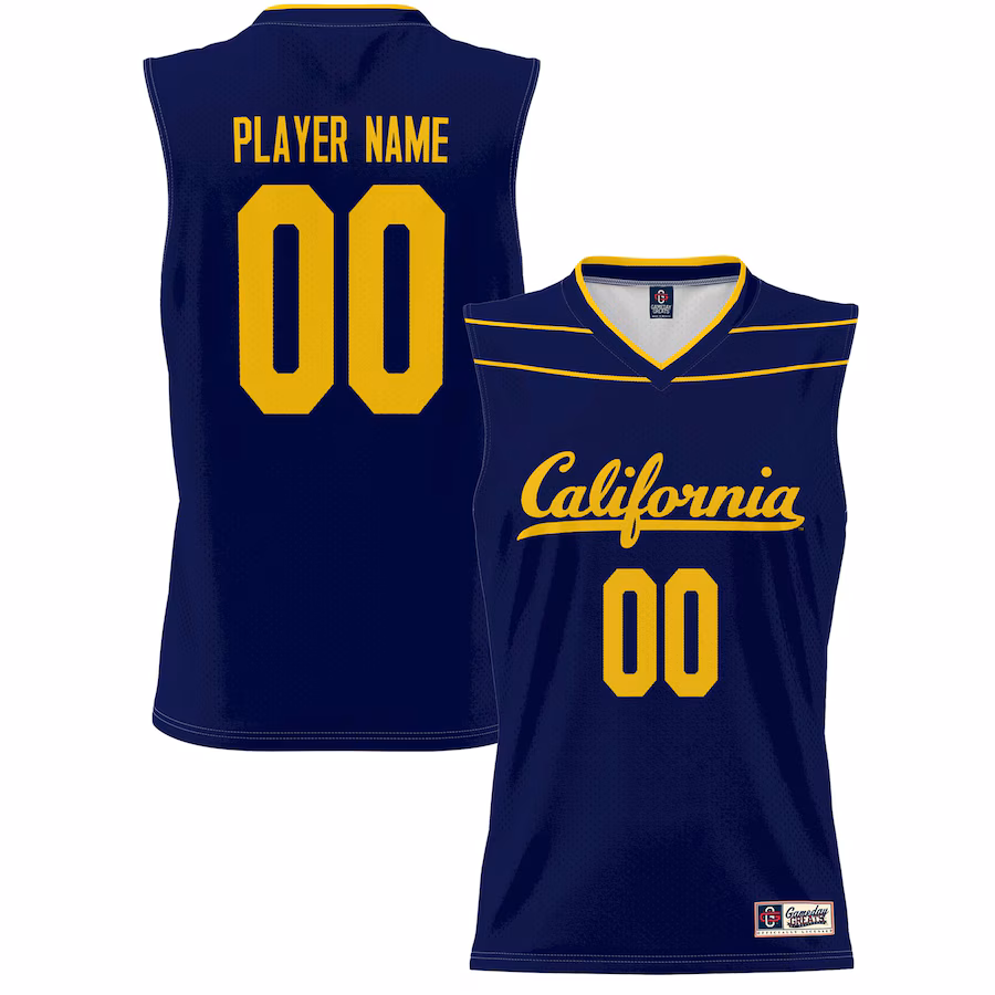 Cal Bears GameDay Greats Unisex NIL Pick-A-Player Lightweight Basketball Jersey - Navy - Jersey