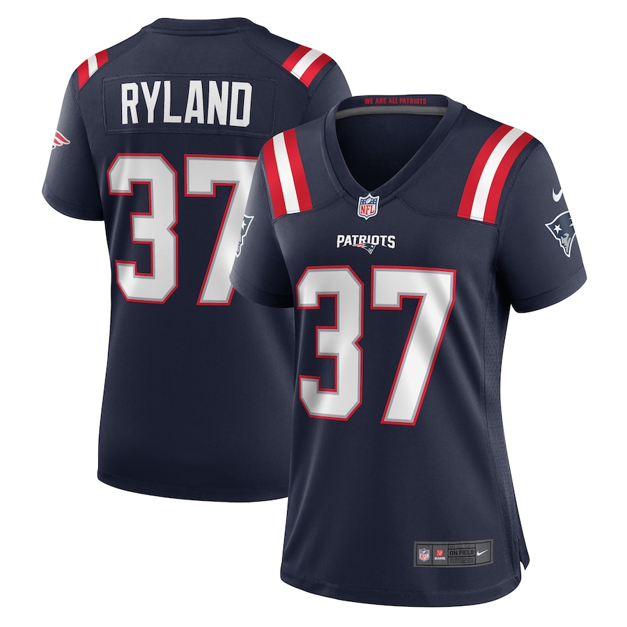 Women's New England Patriots Chad Ryland Nike  Navy Team Game Jersey - Jersey