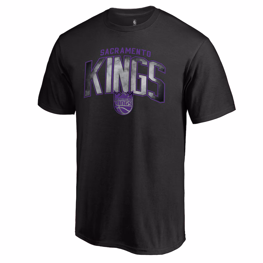 Men's Sacramento Kings Black Arch Smoke T-Shirt - Jersey